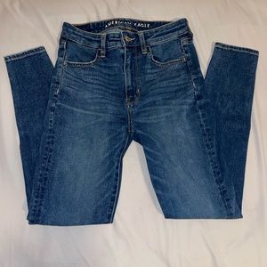 American Eagle super hi-rise jeggings